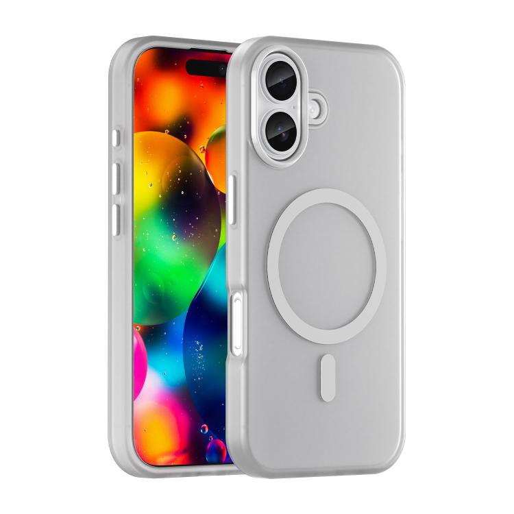 Coque de téléphone MagSafe Givré Translucide en TPU + PC à Couverture Complète, Pour iPhone 17e / 16e, Pour iPhone 17 Pro Max, Pour iPhone 17 Pro, Pour iPhone 17, Pour iPhone Air, Pour iPhone 16 Pro Max
