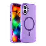 Coque de téléphone MagSafe Givré Translucide en TPU + PC à Couverture Complète, Pour iPhone 17e / 16e, Pour iPhone 17 Pro Max, Pour iPhone 17 Pro, Pour iPhone 17, Pour iPhone Air, Pour iPhone 16 Pro Max