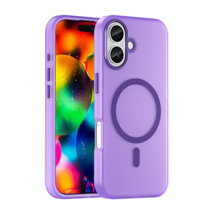 Coque de téléphone MagSafe Givré Translucide en TPU + PC à Couverture Complète, Pour iPhone 17e / 16e, Pour iPhone 17 Pro Max, Pour iPhone 17 Pro, Pour iPhone 17, Pour iPhone Air, Pour iPhone 16 Pro Max