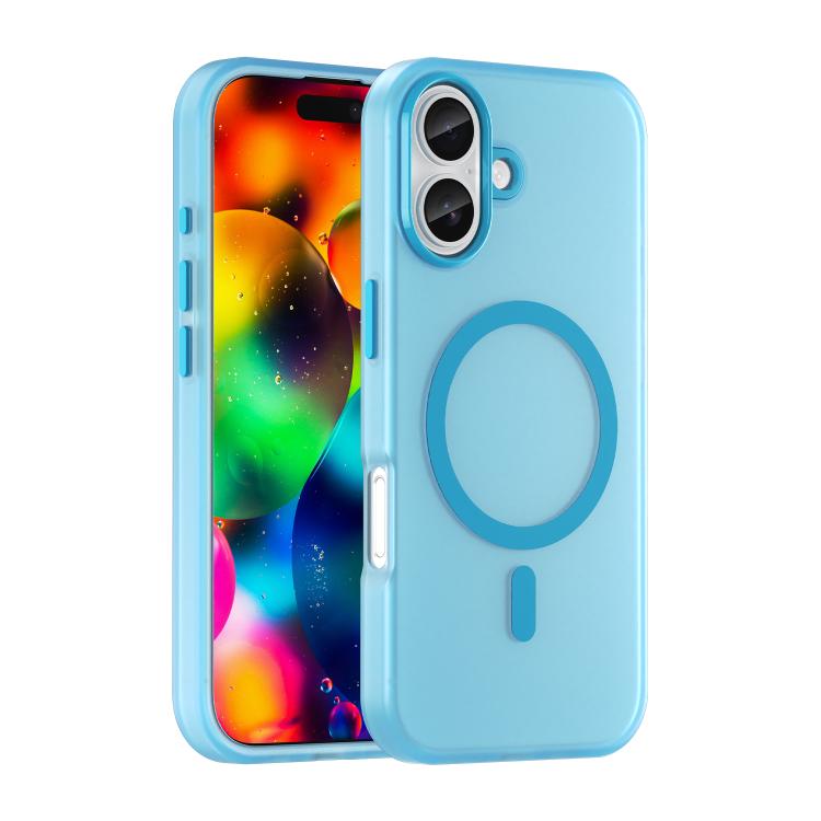 Coque de téléphone MagSafe Givré Translucide en TPU + PC à Couverture Complète, Pour iPhone 17e / 16e, Pour iPhone 17 Pro Max, Pour iPhone 17 Pro, Pour iPhone 17, Pour iPhone Air, Pour iPhone 16 Pro Max
