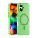 Coque de téléphone MagSafe Givré Translucide en TPU + PC à Couverture Complète, Pour iPhone 17e / 16e, Pour iPhone 17 Pro Max, Pour iPhone 17 Pro, Pour iPhone 17, Pour iPhone Air, Pour iPhone 16 Pro Max