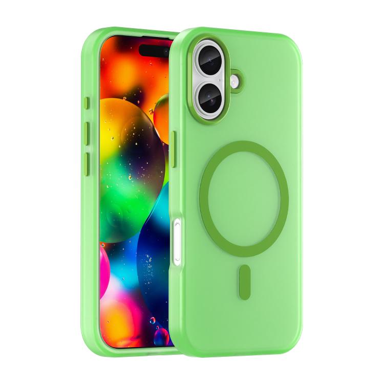 Coque de téléphone MagSafe Givré Translucide en TPU + PC à Couverture Complète, Pour iPhone 17e / 16e, Pour iPhone 17 Pro Max, Pour iPhone 17 Pro, Pour iPhone 17, Pour iPhone Air, Pour iPhone 16 Pro Max