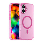 Coque de téléphone MagSafe Givré Translucide en TPU + PC à Couverture Complète, Pour iPhone 17e / 16e, Pour iPhone 17 Pro Max, Pour iPhone 17 Pro, Pour iPhone 17, Pour iPhone Air, Pour iPhone 16 Pro Max