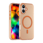 Coque de téléphone MagSafe Givré Translucide en TPU + PC à Couverture Complète, Pour iPhone 17e / 16e, Pour iPhone 17 Pro Max, Pour iPhone 17 Pro, Pour iPhone 17, Pour iPhone Air, Pour iPhone 16 Pro Max