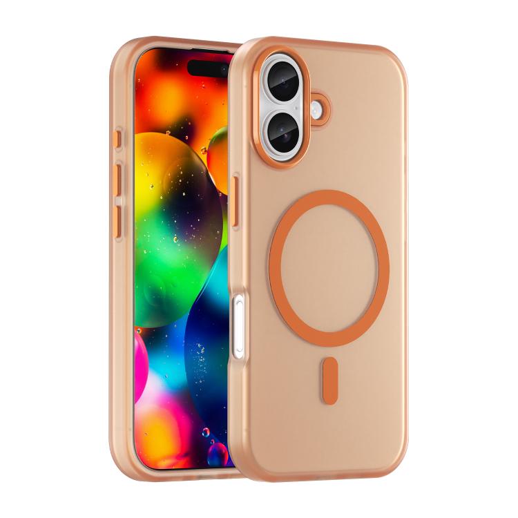Coque de téléphone MagSafe Givré Translucide en TPU + PC à Couverture Complète, Pour iPhone 17e / 16e, Pour iPhone 17 Pro Max, Pour iPhone 17 Pro, Pour iPhone 17, Pour iPhone Air, Pour iPhone 16 Pro Max