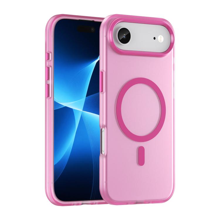 Coque de téléphone MagSafe Givré Translucide en TPU + PC à Couverture Complète, Pour iPhone 17e / 16e, Pour iPhone 17 Pro Max, Pour iPhone 17 Pro, Pour iPhone 17, Pour iPhone Air, Pour iPhone 16 Pro Max