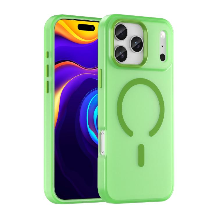 Coque de téléphone MagSafe Givré Translucide en TPU + PC à Couverture Complète, Pour iPhone 17e / 16e, Pour iPhone 17 Pro Max, Pour iPhone 17 Pro, Pour iPhone 17, Pour iPhone Air, Pour iPhone 16 Pro Max