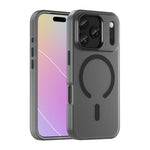 Coque de téléphone MagSafe Givré Translucide en TPU + PC à Couverture Complète, Pour iPhone 17e / 16e, Pour iPhone 17 Pro Max, Pour iPhone 17 Pro, Pour iPhone 17, Pour iPhone Air, Pour iPhone 16 Pro Max