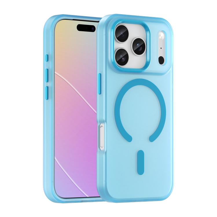 Coque de téléphone MagSafe Givré Translucide en TPU + PC à Couverture Complète, Pour iPhone 17e / 16e, Pour iPhone 17 Pro Max, Pour iPhone 17 Pro, Pour iPhone 17, Pour iPhone Air, Pour iPhone 16 Pro Max