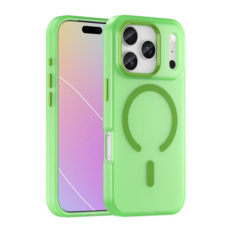 Coque de téléphone MagSafe Givré Translucide en TPU + PC à Couverture Complète, Pour iPhone 17e / 16e, Pour iPhone 17 Pro Max, Pour iPhone 17 Pro, Pour iPhone 17, Pour iPhone Air, Pour iPhone 16 Pro Max