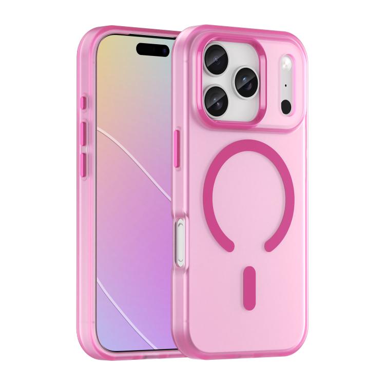 Coque de téléphone MagSafe Givré Translucide en TPU + PC à Couverture Complète, Pour iPhone 17e / 16e, Pour iPhone 17 Pro Max, Pour iPhone 17 Pro, Pour iPhone 17, Pour iPhone Air, Pour iPhone 16 Pro Max