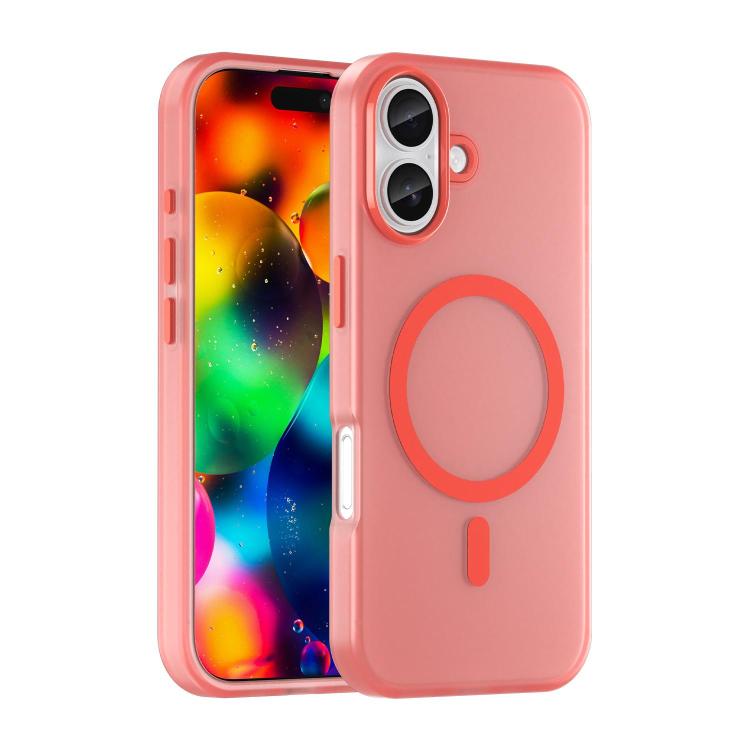 Coque de téléphone MagSafe Givré Translucide en TPU + PC à Couverture Complète, Pour iPhone 17e / 16e, Pour iPhone 17 Pro Max, Pour iPhone 17 Pro, Pour iPhone 17, Pour iPhone Air, Pour iPhone 16 Pro Max