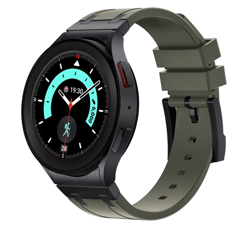 Bracelet de montre en silicone liquide série AP, pour Samsung Galaxy Watch 4 / 5 / 6