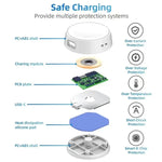 Chargeur sans fil magnétique portable pour montre intelligente, pour Samsung Galaxy Watch Series, pour Apple Watch Series