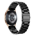 Bracelet de montre en acier inoxydable à trois billes à tête plate, pour Samsung Galaxy Watch6 / 6 Classic