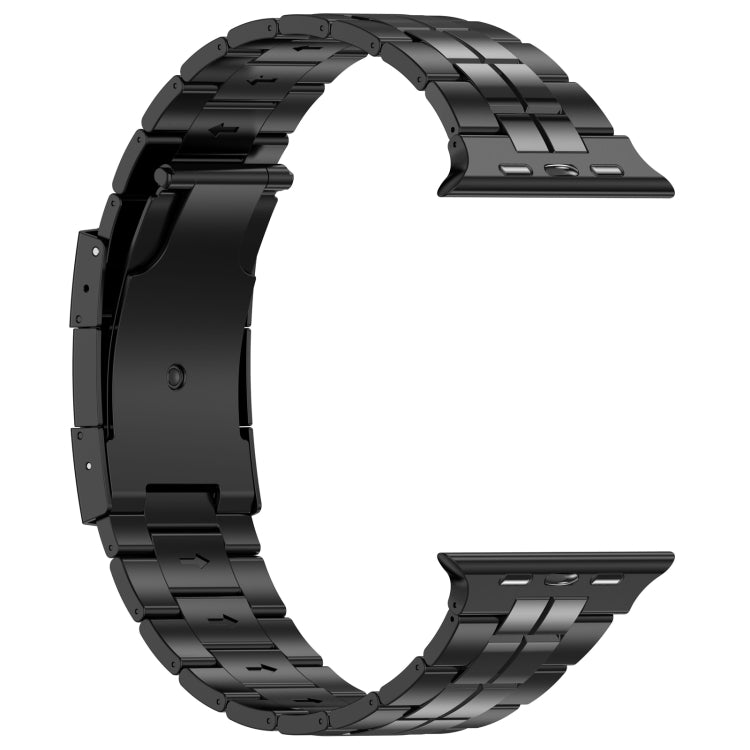 Tortoise Buckle Titanium Steel Watch Band, For Apple Watch SE 2023 44mm, For Apple Watch SE 2023 40mm, For Apple Watch Ultra 2 49mm, For Apple Watch Series 9 45mm, For Apple Watch Series 9 41mm, For Apple Watch Ultra 49mm, For Apple Watch Series 8 41mm...