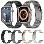 Tortoise Buckle Titanium Steel Watch Band, For Apple Watch SE 40mm, For Apple Watch SE 44mm, For Apple Watch Series 6 40mm, For Apple Watch Series 6 44mm, For Apple Watch Series 5 44mm, For Apple Watch Series 5 40mm, For Apple Watch Series 4 44mm      ...