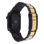 Bracelet de montre en acier inoxydable à trois maillons, pour Apple Watch Ultra 49 mm, pour Apple Watch Series 8 41 mm, pour Apple Watch Series 8 45 mm, pour Apple Watch SE 2022 40 mm, pour Apple Watch SE 2022 44 mm