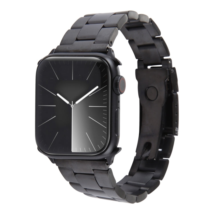 Bracelet de montre en acier inoxydable à trois billes, Pour Apple Watch Series 6 44mm, Pour Apple Watch Series 5 44mm, Pour Apple Watch Series 5 40mm, Pour Apple Watch Series 4 44mm, Pour Apple Watch Series 4 40mm