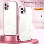 Coque de téléphone à placage transparent à trous fins, Pour iPhone 11 Pro Max, Pour iPhone 11, Pour iPhone 11 Pro, Pour iPhone X / XS, Pour iPhone XR, Pour iPhone XS Max