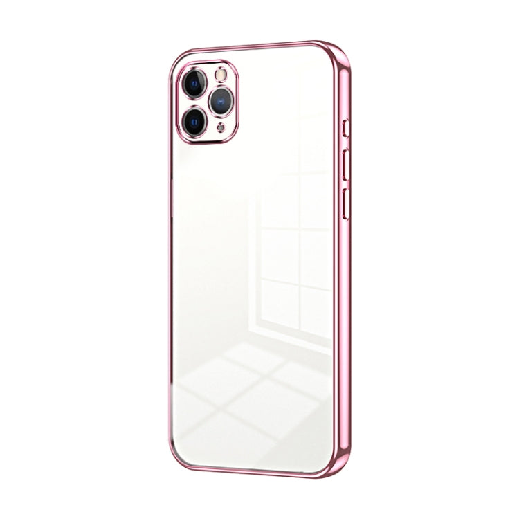 Coque de téléphone à placage transparent à trous fins, Pour iPhone 11 Pro Max, Pour iPhone 11, Pour iPhone 11 Pro, Pour iPhone X / XS, Pour iPhone XR, Pour iPhone XS Max
