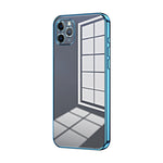 Coque de téléphone à placage transparent à trous fins, Pour iPhone 11 Pro Max, Pour iPhone 11, Pour iPhone 11 Pro, Pour iPhone X / XS, Pour iPhone XR, Pour iPhone XS Max