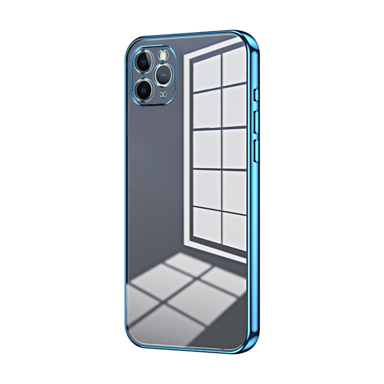 Coque de téléphone à placage transparent à trous fins, Pour iPhone 11 Pro Max, Pour iPhone 11, Pour iPhone 11 Pro, Pour iPhone X / XS, Pour iPhone XR, Pour iPhone XS Max