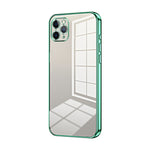 Coque de téléphone à placage transparent à trous fins, Pour iPhone 11 Pro Max, Pour iPhone 11, Pour iPhone 11 Pro, Pour iPhone X / XS, Pour iPhone XR, Pour iPhone XS Max