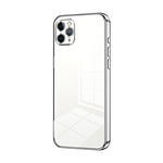 Coque de téléphone à placage transparent à trous fins, Pour iPhone 11 Pro Max, Pour iPhone 11, Pour iPhone 11 Pro, Pour iPhone X / XS, Pour iPhone XR, Pour iPhone XS Max