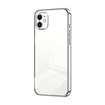 Coque de téléphone à placage transparent à trous fins, Pour iPhone 11 Pro Max, Pour iPhone 11, Pour iPhone 11 Pro, Pour iPhone X / XS, Pour iPhone XR, Pour iPhone XS Max