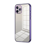 Coque de téléphone à placage transparent à trous fins, Pour iPhone 11 Pro Max, Pour iPhone 11, Pour iPhone 11 Pro, Pour iPhone X / XS, Pour iPhone XR, Pour iPhone XS Max