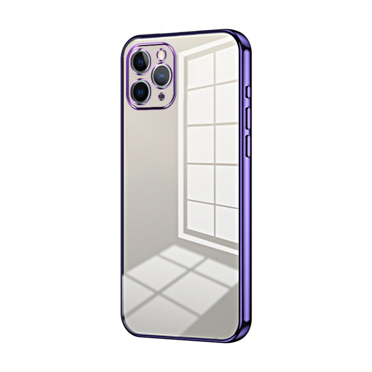 Coque de téléphone à placage transparent à trous fins, Pour iPhone 11 Pro Max, Pour iPhone 11, Pour iPhone 11 Pro, Pour iPhone X / XS, Pour iPhone XR, Pour iPhone XS Max