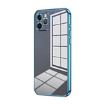 Coque de téléphone à placage transparent à trous fins, Pour iPhone 11 Pro Max, Pour iPhone 11, Pour iPhone 11 Pro, Pour iPhone X / XS, Pour iPhone XR, Pour iPhone XS Max