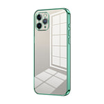 Coque de téléphone à placage transparent à trous fins, Pour iPhone 11 Pro Max, Pour iPhone 11, Pour iPhone 11 Pro, Pour iPhone X / XS, Pour iPhone XR, Pour iPhone XS Max