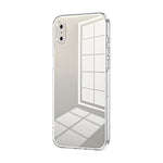 Coque de téléphone à placage transparent à trous fins, Pour iPhone 11 Pro Max, Pour iPhone 11, Pour iPhone 11 Pro, Pour iPhone X / XS, Pour iPhone XR, Pour iPhone XS Max