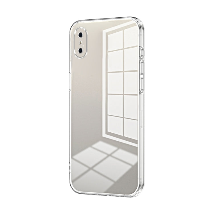 Coque de téléphone à placage transparent à trous fins, Pour iPhone 11 Pro Max, Pour iPhone 11, Pour iPhone 11 Pro, Pour iPhone X / XS, Pour iPhone XR, Pour iPhone XS Max