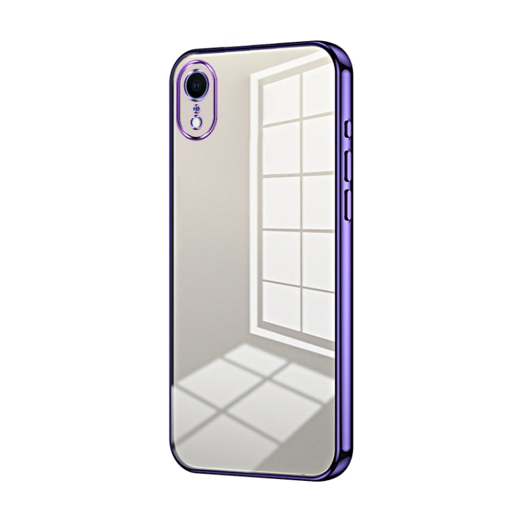 Coque de téléphone à placage transparent à trous fins, Pour iPhone 11 Pro Max, Pour iPhone 11, Pour iPhone 11 Pro, Pour iPhone X / XS, Pour iPhone XR, Pour iPhone XS Max