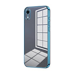Coque de téléphone à placage transparent à trous fins, Pour iPhone 11 Pro Max, Pour iPhone 11, Pour iPhone 11 Pro, Pour iPhone X / XS, Pour iPhone XR, Pour iPhone XS Max