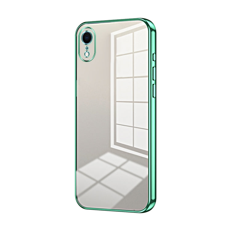 Coque de téléphone à placage transparent à trous fins, Pour iPhone 11 Pro Max, Pour iPhone 11, Pour iPhone 11 Pro, Pour iPhone X / XS, Pour iPhone XR, Pour iPhone XS Max