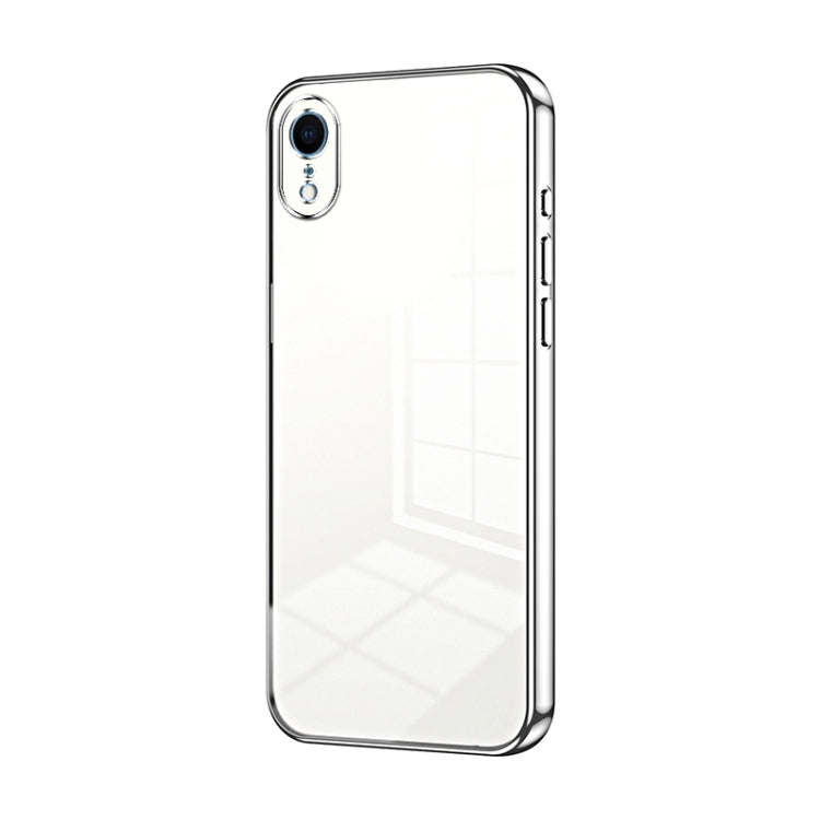 Coque de téléphone à placage transparent à trous fins, Pour iPhone 11 Pro Max, Pour iPhone 11, Pour iPhone 11 Pro, Pour iPhone X / XS, Pour iPhone XR, Pour iPhone XS Max