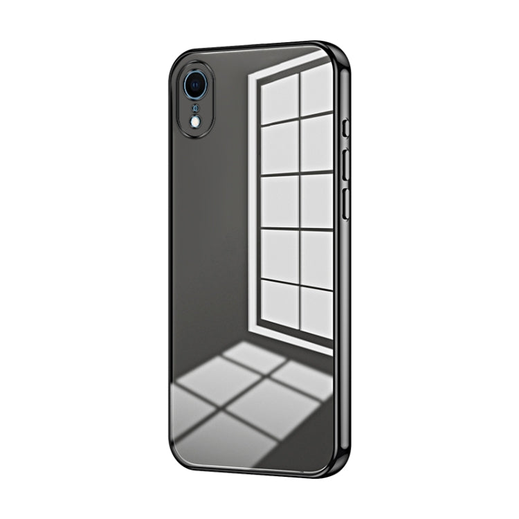 Coque de téléphone à placage transparent à trous fins, Pour iPhone 11 Pro Max, Pour iPhone 11, Pour iPhone 11 Pro, Pour iPhone X / XS, Pour iPhone XR, Pour iPhone XS Max