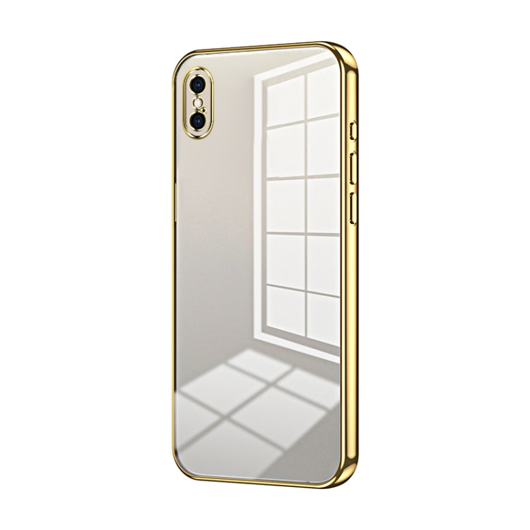 Coque de téléphone à placage transparent à trous fins, Pour iPhone 11 Pro Max, Pour iPhone 11, Pour iPhone 11 Pro, Pour iPhone X / XS, Pour iPhone XR, Pour iPhone XS Max