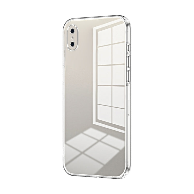 Coque de téléphone à placage transparent à trous fins, Pour iPhone 11 Pro Max, Pour iPhone 11, Pour iPhone 11 Pro, Pour iPhone X / XS, Pour iPhone XR, Pour iPhone XS Max