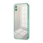 Coque de téléphone à placage transparent à trous fins, Pour iPhone 11 Pro Max, Pour iPhone 11, Pour iPhone 11 Pro, Pour iPhone X / XS, Pour iPhone XR, Pour iPhone XS Max