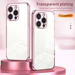 Coque de Téléphone à Trous Fins et Plaqué Transparent, Pour iPhone 16 Pro, Pour iPhone 16 Plus, Pour iPhone 16, Pour iPhone 15 Pro Max, Pour iPhone 15 Pro, Pour iPhone 15 Plus