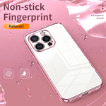 Coque de Téléphone à Trous Fins et Plaqué Transparent, Pour iPhone 16 Pro, Pour iPhone 16 Plus, Pour iPhone 16, Pour iPhone 15 Pro Max, Pour iPhone 15 Pro, Pour iPhone 15 Plus
