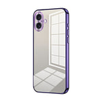 Coque de Téléphone à Trous Fins et Plaqué Transparent, Pour iPhone 16 Pro, Pour iPhone 16 Plus, Pour iPhone 16, Pour iPhone 15 Pro Max, Pour iPhone 15 Pro, Pour iPhone 15 Plus