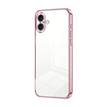 Coque de Téléphone à Trous Fins et Plaqué Transparent, Pour iPhone 16 Pro, Pour iPhone 16 Plus, Pour iPhone 16, Pour iPhone 15 Pro Max, Pour iPhone 15 Pro, Pour iPhone 15 Plus
