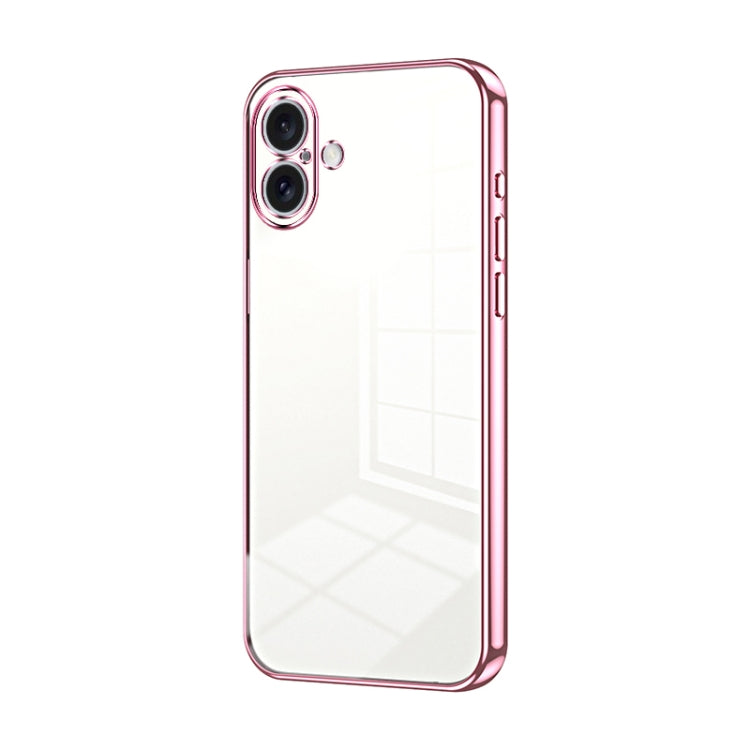 Coque de Téléphone à Trous Fins et Plaqué Transparent, Pour iPhone 16 Pro, Pour iPhone 16 Plus, Pour iPhone 16, Pour iPhone 15 Pro Max, Pour iPhone 15 Pro, Pour iPhone 15 Plus