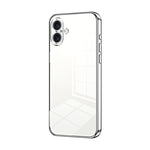 Coque de Téléphone à Trous Fins et Plaqué Transparent, Pour iPhone 16 Pro, Pour iPhone 16 Plus, Pour iPhone 16, Pour iPhone 15 Pro Max, Pour iPhone 15 Pro, Pour iPhone 15 Plus